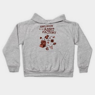 Explosion at the Asset Factory Kids Hoodie